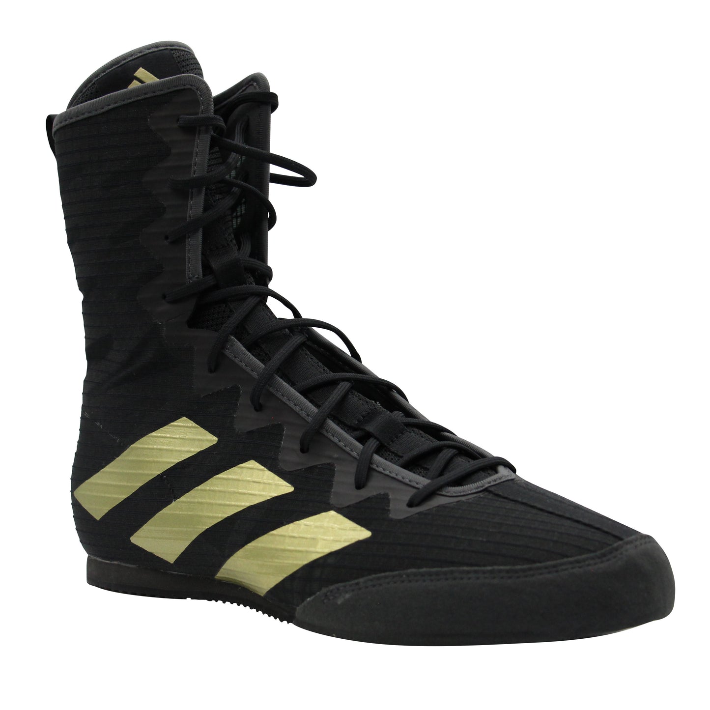 adidas Box Hog 4 Boxing Boots - Black/Gold