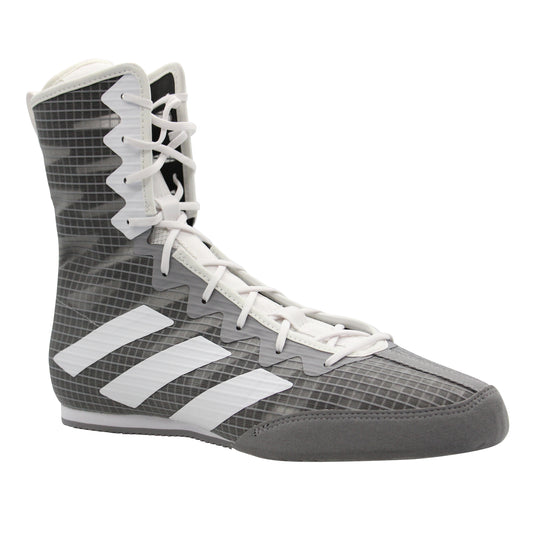 adidas Box Hog 4 Boxing Boots - Grey/White