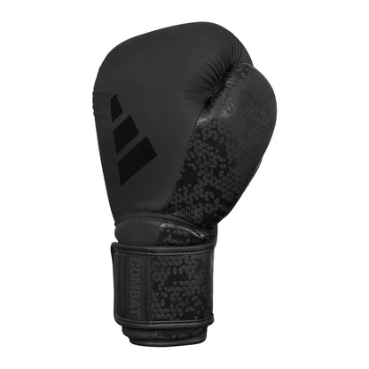 adidas Combat 50 Boxing Gloves - Black