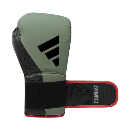 adidas Combat 50 Boxing Gloves - Green