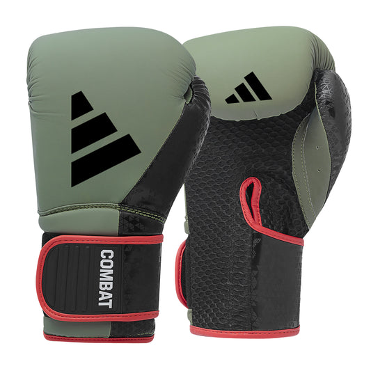 adidas Combat 50 Boxing Gloves - Green