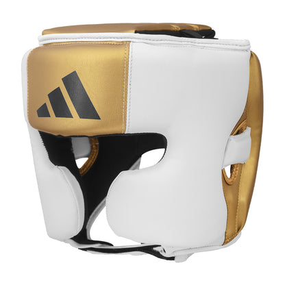 adidas Speed Pro Head Guard - White/Gold