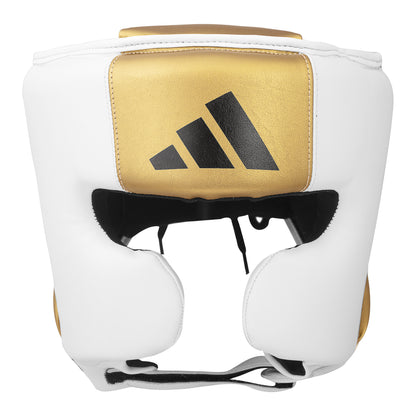 adidas Speed Pro Head Guard - White/Gold