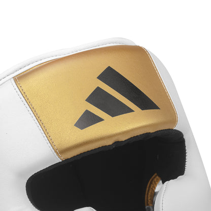 adidas Speed Pro Head Guard - White/Gold