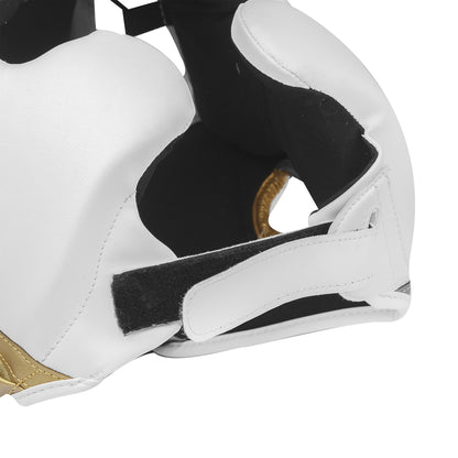 adidas Speed Pro Head Guard - White/Gold