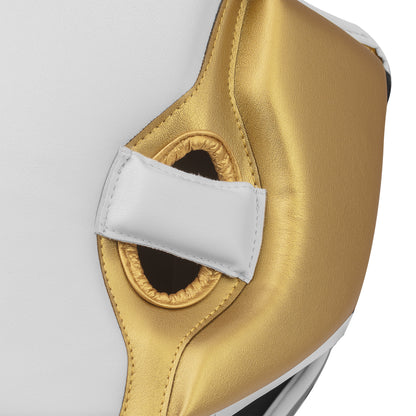 adidas Speed Pro Head Guard - White/Gold