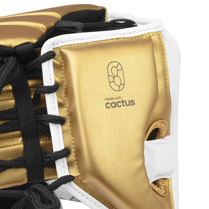 adidas Speed Pro Head Guard - White/Gold