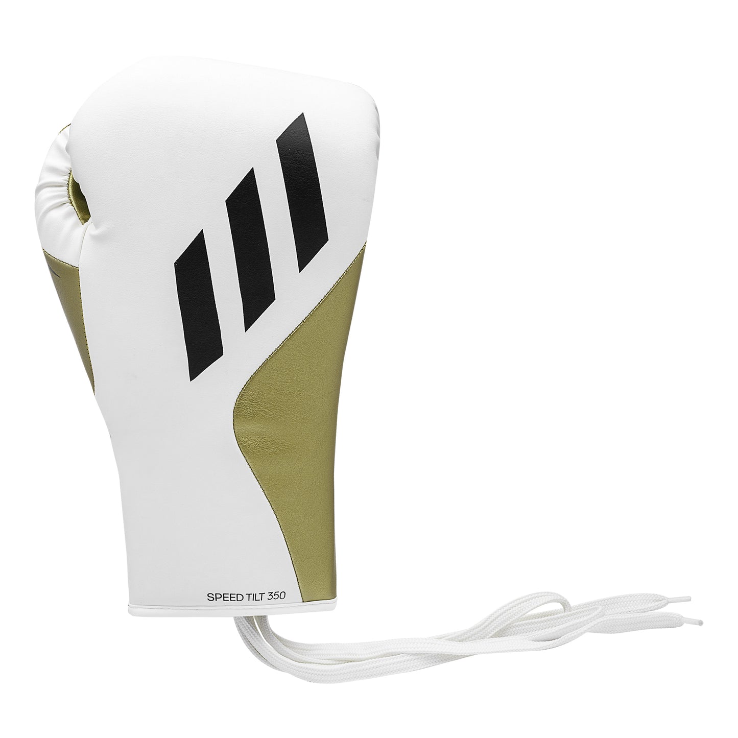 adidas Speed Tilt 350 Lace-Up Boxing Gloves - White/Gold