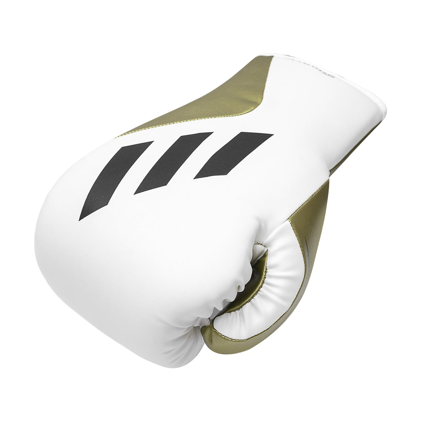 adidas Speed Tilt 350 Lace-Up Boxing Gloves - White/Gold