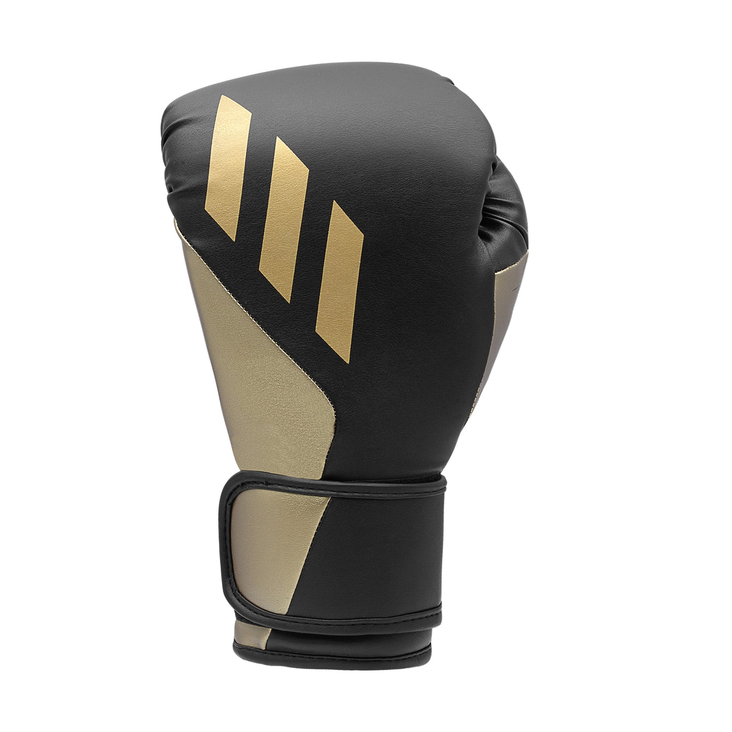 adidas Speed Tilt 350 Strap Boxing Gloves - Black/Gold