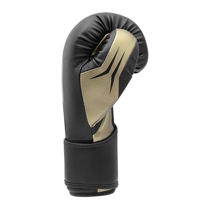 adidas Speed Tilt 350 Strap Boxing Gloves - Black/Gold