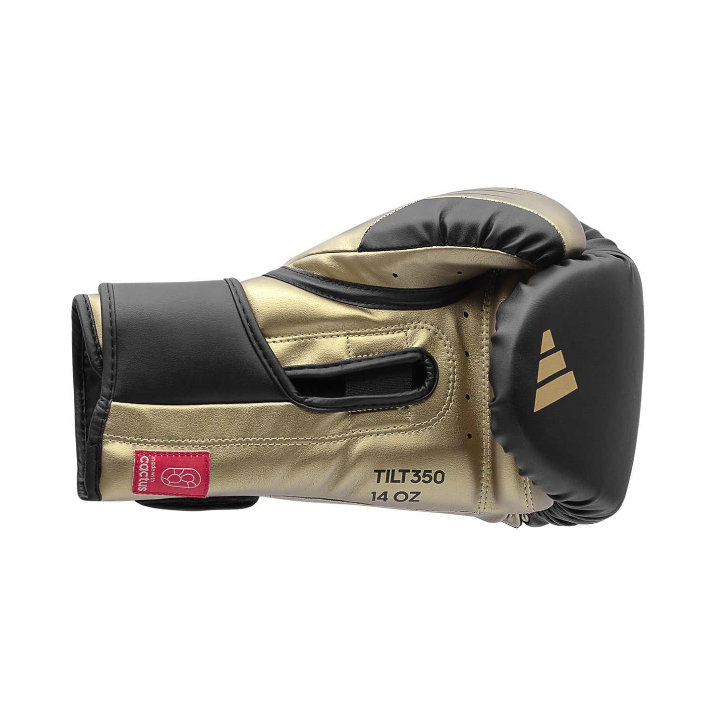 adidas Speed Tilt 350 Strap Boxing Gloves - Black/Gold