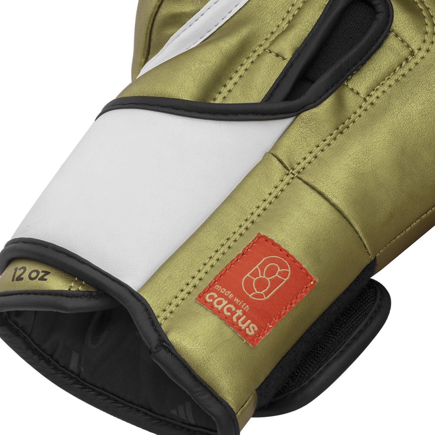 adidas Speed Tilt 350 Strap Boxing Gloves - White/Gold