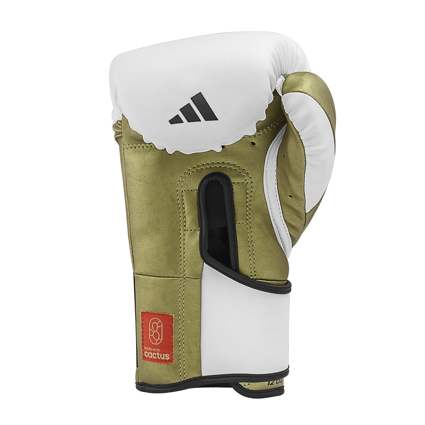 adidas Speed Tilt 350 Strap Boxing Gloves - White/Gold